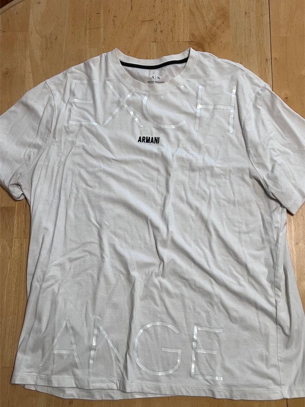 Armani Exchange Short Sleeve Graphic Tee White XL